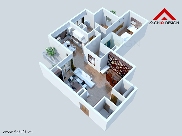VietNamese apartment interior Design